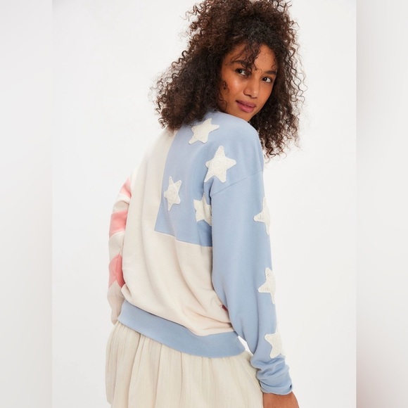 Free People x Tricia Fix Stars and Stripes Sweatshirt - Picture 6 of 11